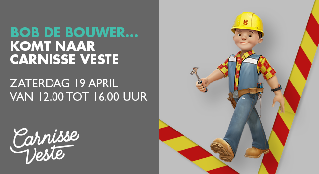 Bob de Bouwer komt naar Winkelcentrum Carnisse Veste