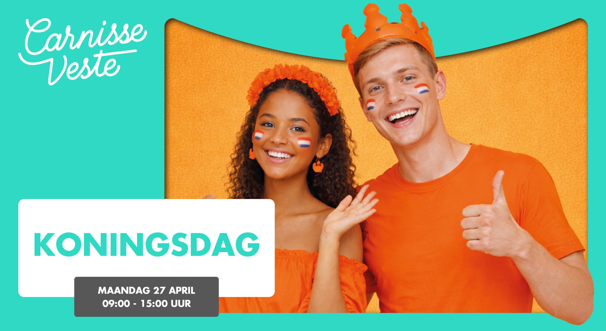 Koningsdag bij Winkelcentrum Carnisse Veste
